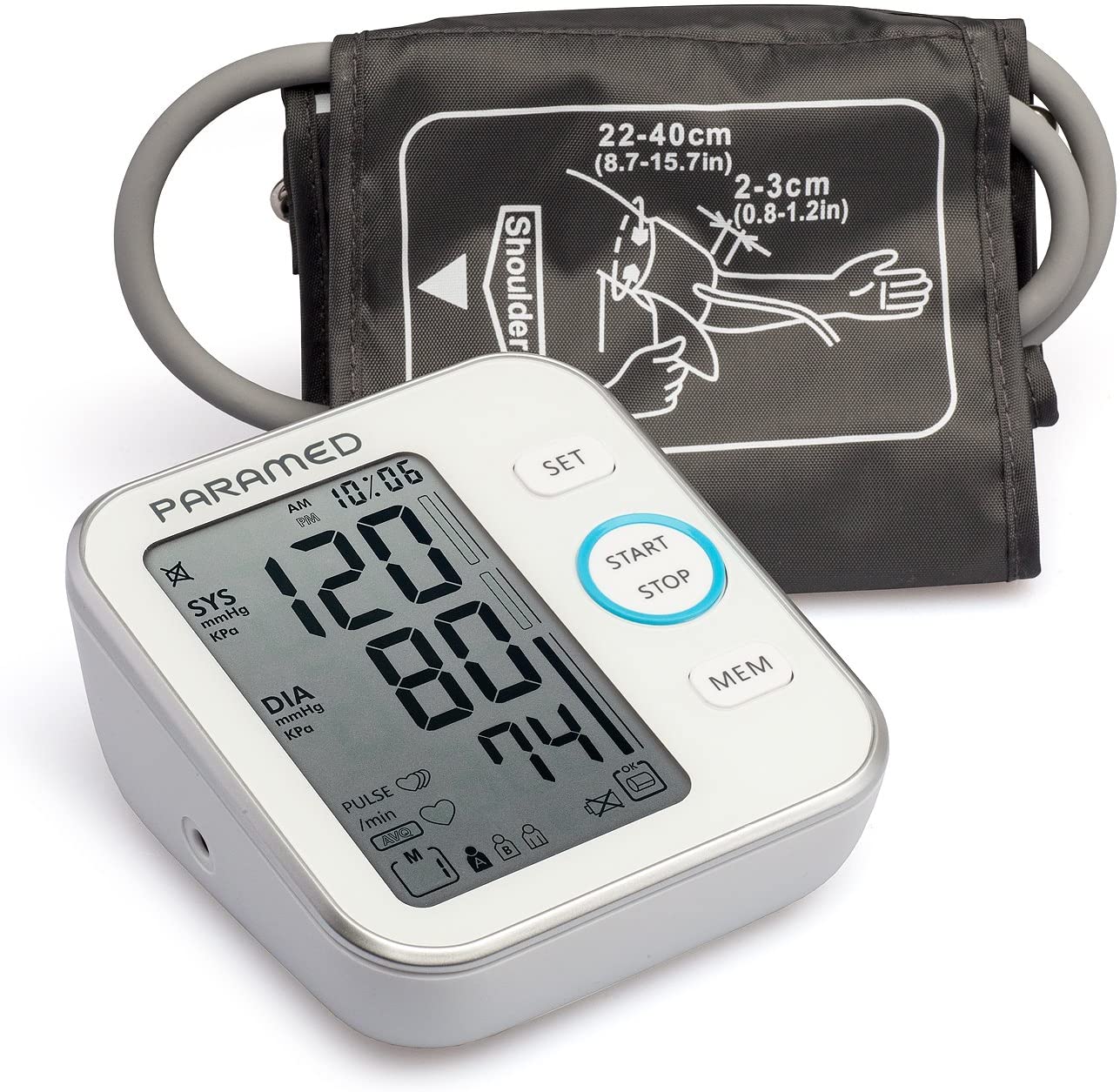 Paramed Upper Arm Bp Machine &Amp; Blood Pressure Monitor
